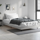 Bed Frame without Mattress Grey Sonoma 90x190 cm Single Engineered Wood 832307
