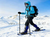 3 in 1 Snowshoes Blue and Black 78.5 x 22 cm Aluminum and HDPE 42021434