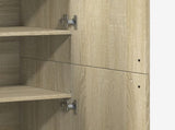 Highboard Sonoma Oak 80x35x180 cm Engineered Wood 3276653