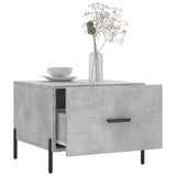 Coffee Tables 2 pcs Concrete Grey 50x50x40 cm Engineered Wood 829421