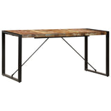 Dining Table 160x80x75 cm Solid Reclaimed Wood 247418