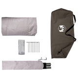 Tunnel Tent Brown and Grey 4-Person 42019360