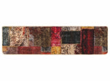 Rug Runner MARSA Multicolour 100 x 250 cm Polyester and PVC 42023251