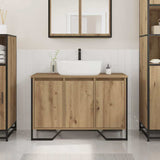 Bathroom Sink Cabinet with Storage Artisan Oak 91 x 35 x 60 cm 869181