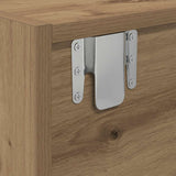 TV Cabinet Artisan oak 100 x 31 x 25.5 cm Engineered wood 861534