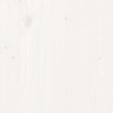 Shoe Cabinet White 35x35x80 cm Solid Wood Pine 813536