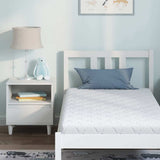 Mattress with Coconut Layer White 160 x 80 cm PU Foam 4106378