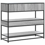 Console Table Grey Sonoma 90x35x80 cm Engineered Wood 849182