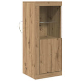 LED Sideboard Brown 41 x 37 x 100 cm Engineered Wood 863025