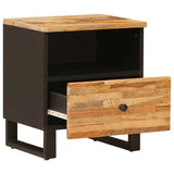 Bed cabinet 2 pcs Brown 40 x 33 x 46 cm Solid Mango Wood 4018303