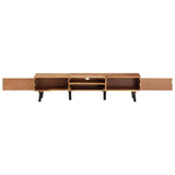 TV Cabinet 145x35x35 cm Solid Acacia Wood 338421