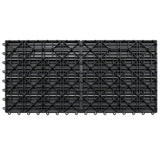 WPC Tiles 60x30 cm 6 pcs 1m Grey 49056