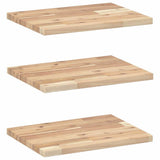 Floating Shelves 3 pcs 40x30x2 cm Untreated Solid Wood Acacia 3279365