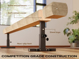 7.5ft Adjustable Balance Beam, Gymnastics Beam with Wheels, Gymnastics Equipment for 6 Years Old T3398P425025
