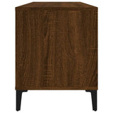 Record Cabinet Brown Oak 100x38x48 cm Engineered Wood 831988