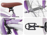 Kids Bike 18 Inches for 5-7 Years Old Purple 42009220
