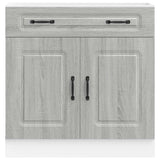 Kitchen Base Cabinet Kalmar Grey Sonoma Engineered Wood 853503