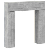Fireplace Surround Concrete Grey 102 x 18 x 100.5 cm 8006609