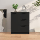Sideboard Black Engineered Wood 811080