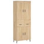 Highboard Sonoma Oak 69.5x34x180 cm Engineered Wood 3199892