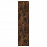 Highboard with Doors Smoked Oak 68x37x142 cm Engineered Wood 3295868