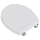Toilet Seats with Lids 2 pcs MDF White 275907
