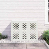 Air Conditioner Cover White 110 x 50 x 80 cm Steel 865905
