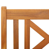 Outdoor Bench Natural 220 x 56 x 90 cm Solid Acacia Wood 4105527