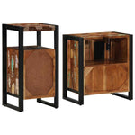 Bathroom Furniture Set 2 pcs Brown Solid reclaimed wood 3305599