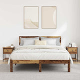 Bed Cabinet 2 pcs Old Wood 40 x 39 x 40cm Engineered Wood 880498