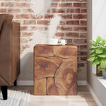 ZNTS Stool Solid Teak Wood 243472