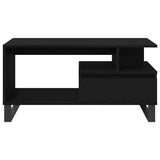 Coffee Table Black Oak 90 x 49 x 45 cm Engineered Wood 862969