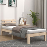 Bed Frame without Mattress Solid Wood 100x200 cm 814744