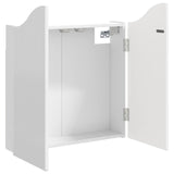 Dartboard Cabinet Gloss White 56 x 12 x 63 cm Engineered Wood 8006655