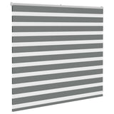 Zebra Blind Dark Grey 160x100 cm Fabric Width 155.9 cm Polyester 4014117