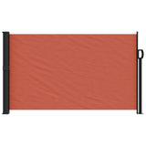 ZNTS Retractable Side Awning Terracotta 120x500 cm 4004408