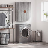 Wall Mounted Cabinet Grey Sonoma 69.5x34x90 cm 828402