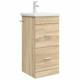 Bathroom Vanity with Sink Sonoma Oak 42 x 40 x 84.5 cm 890698