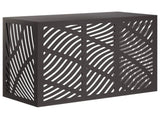 Air Conditioner Cover Black 110 x 50 x 80 cm Steel 8014108