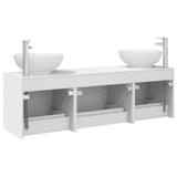 Bathroom Furniture Set 3 pcs White 49.5 x 44.5 x 65 cm 3405891