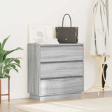Bedside Cabinet Grey 71 x 34.5 x 75 cm Engineered wood 869639