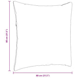 Sofa Pillows 2 pcs Light Green 80 x 80 cm Fabric 42014050