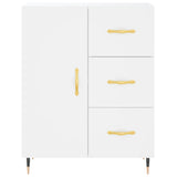 Highboard White 69.5x34x180 cm Engineered Wood 3199793