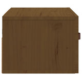 Wall-mounted Bedside Cabinets 2 pcs Honey Brown 40x29.5x22 cm 820993