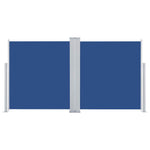 Retractable Side Awning Blue 100x600 cm 48446