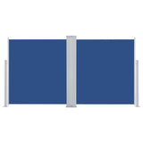 Retractable Side Awning Blue 100x600 cm 48446