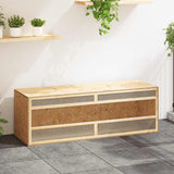 Terrarium Natural Wood Finish Engineered wood, Glass, Steel Large 170883
