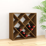 ZNTS Wine Cabinet Honey Brown 62x25x62 cm Solid Wood Pine 821545