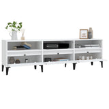 TV Cabinet White 150x30x44.5 cm Engineered Wood 831917