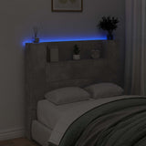 Headboard Concrete Grey Engineered Wood 3418659